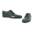 Martire Cap-toe Oxford in Polished Black