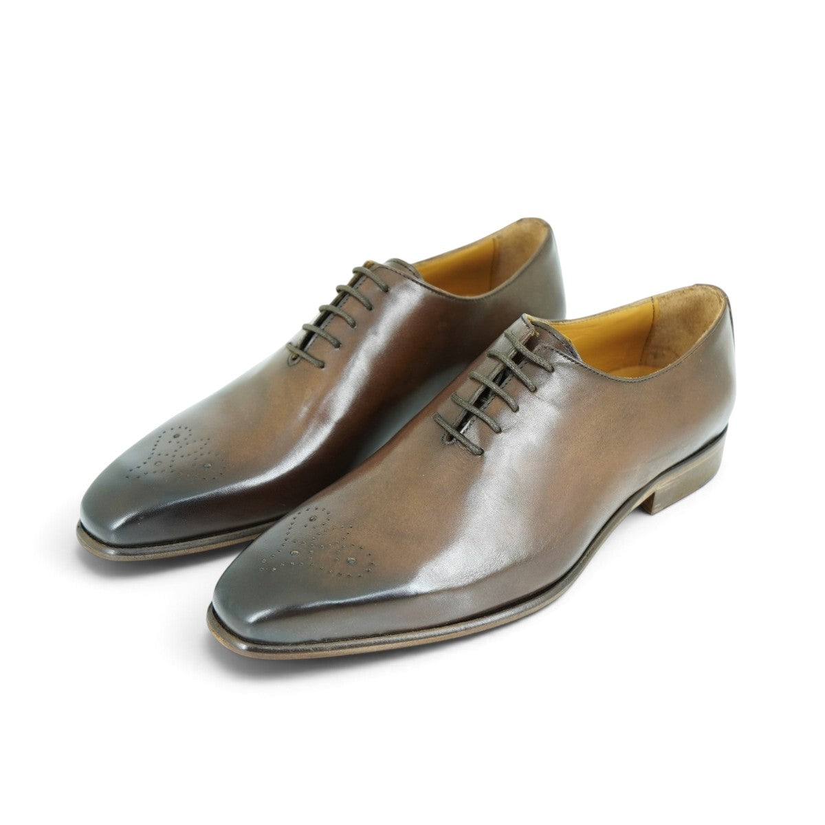 Martire Wholecut Oxford in Rich Burnished Tobacco