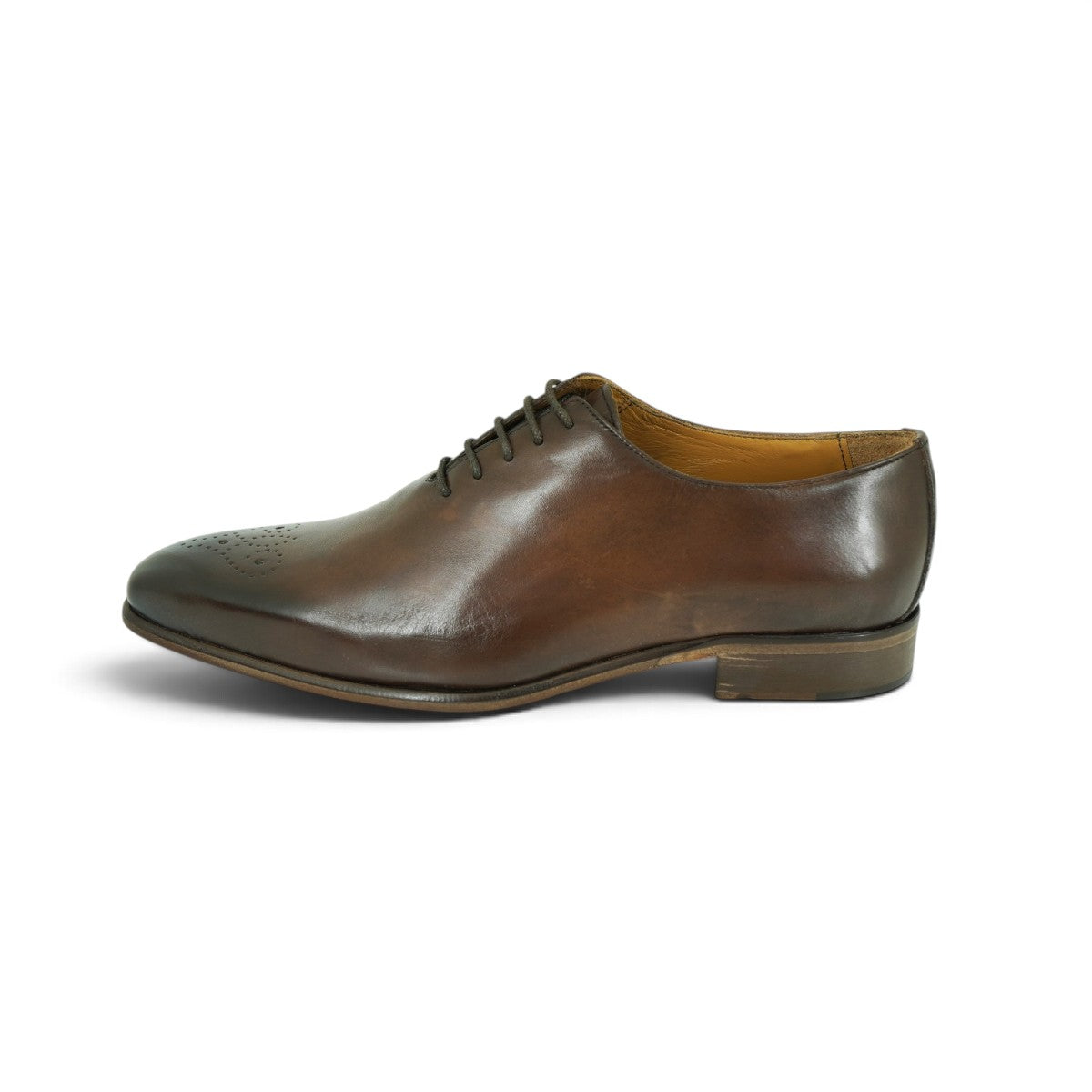 Martire Wholecut Oxford in Rich Burnished Tobacco