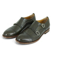 Martire Double Monk Strap in Deep Olive