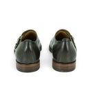 Martire Double Monk Strap in Deep Olive