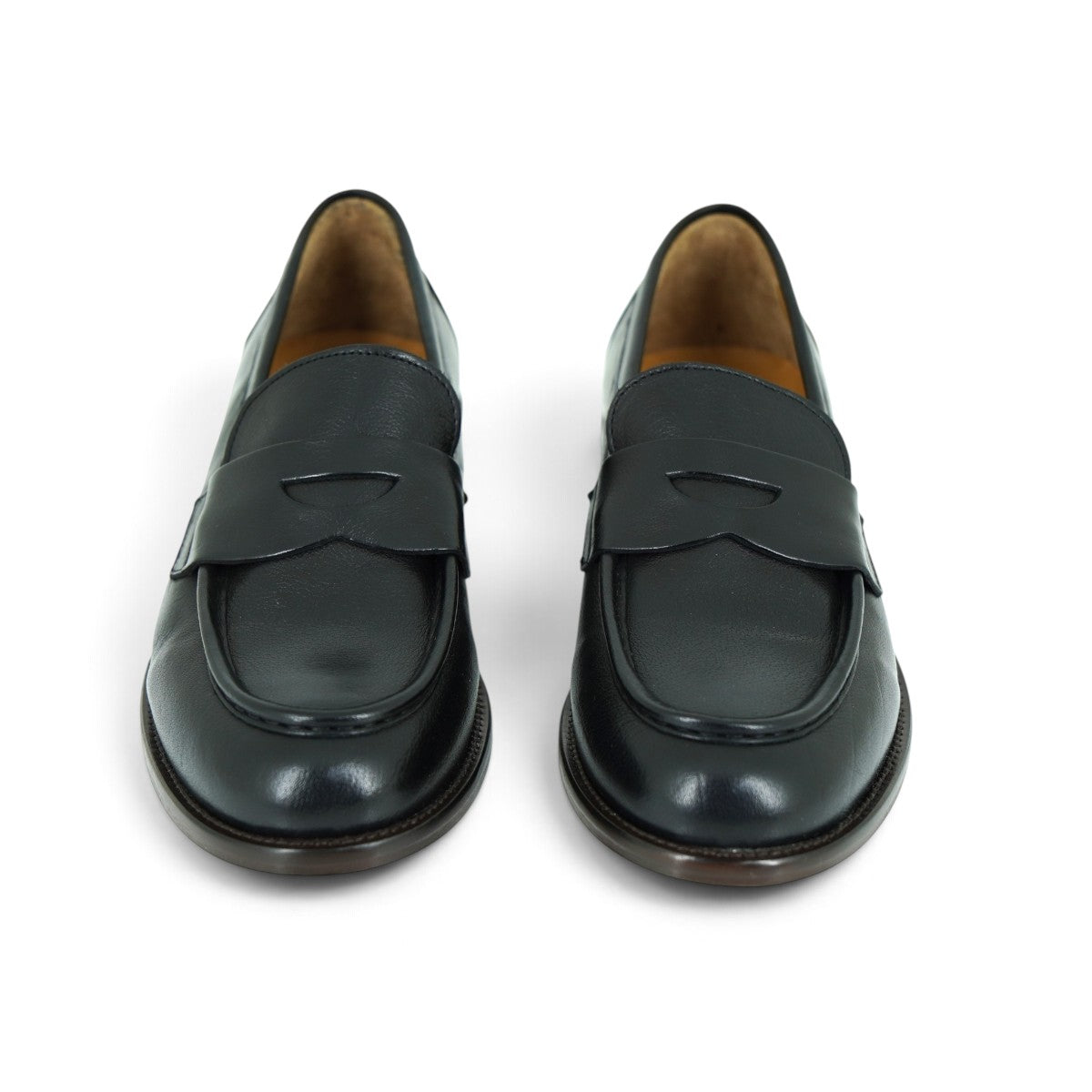 Martire Penny Loafer in Polished Black