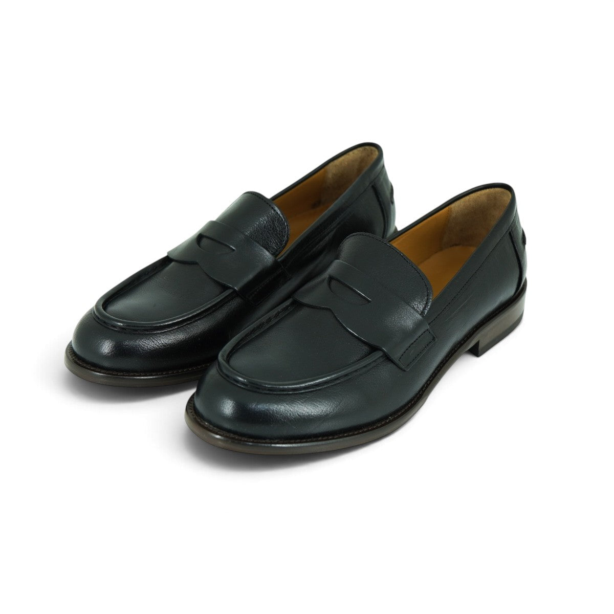 Martire Penny Loafer in Polished Black
