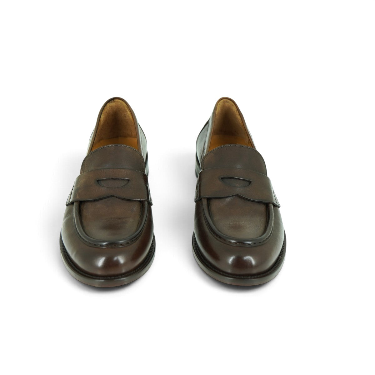 Martire Penny Loafer in Rich Chocolate Burnished