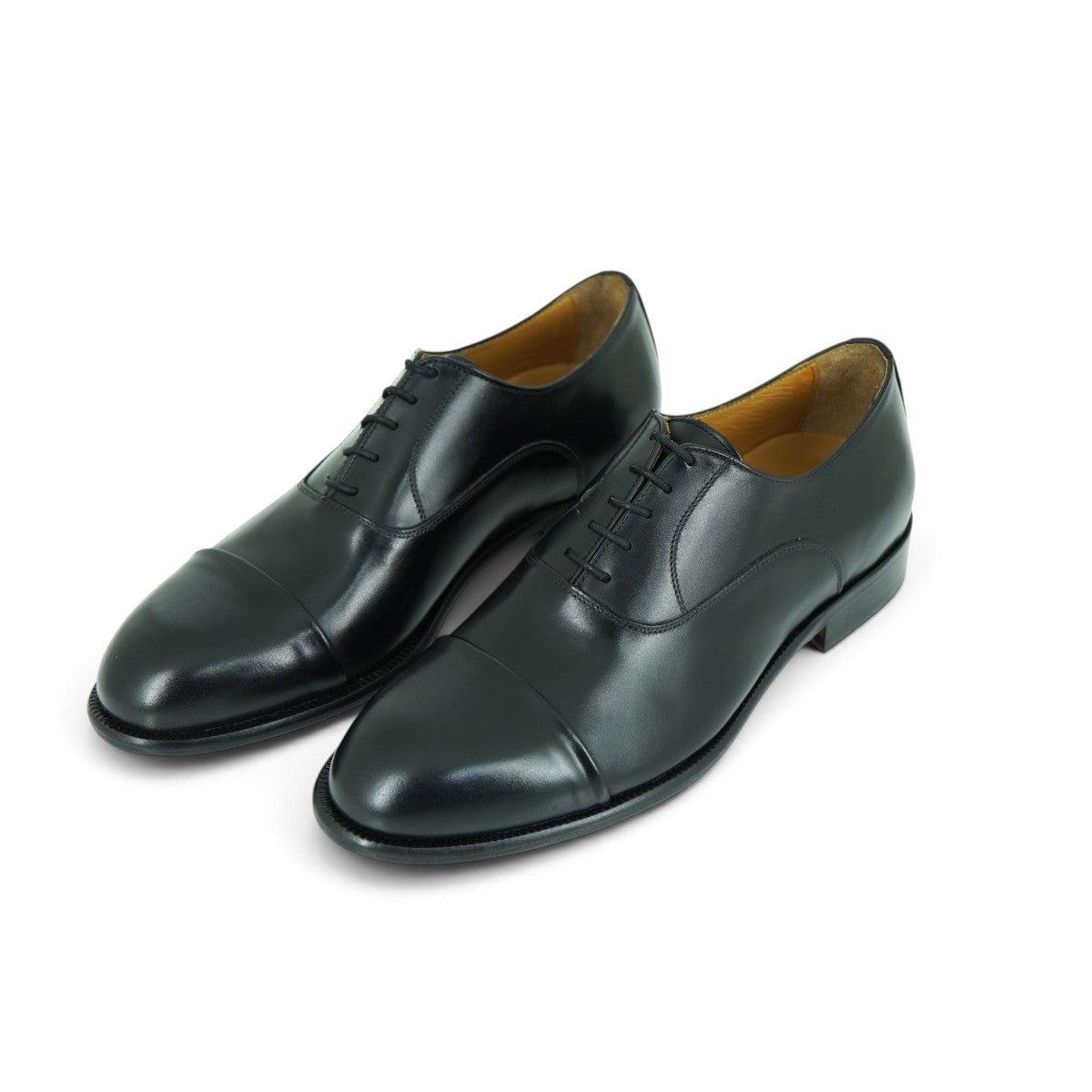 Martire Cap-toe Oxford in High-gloss Black