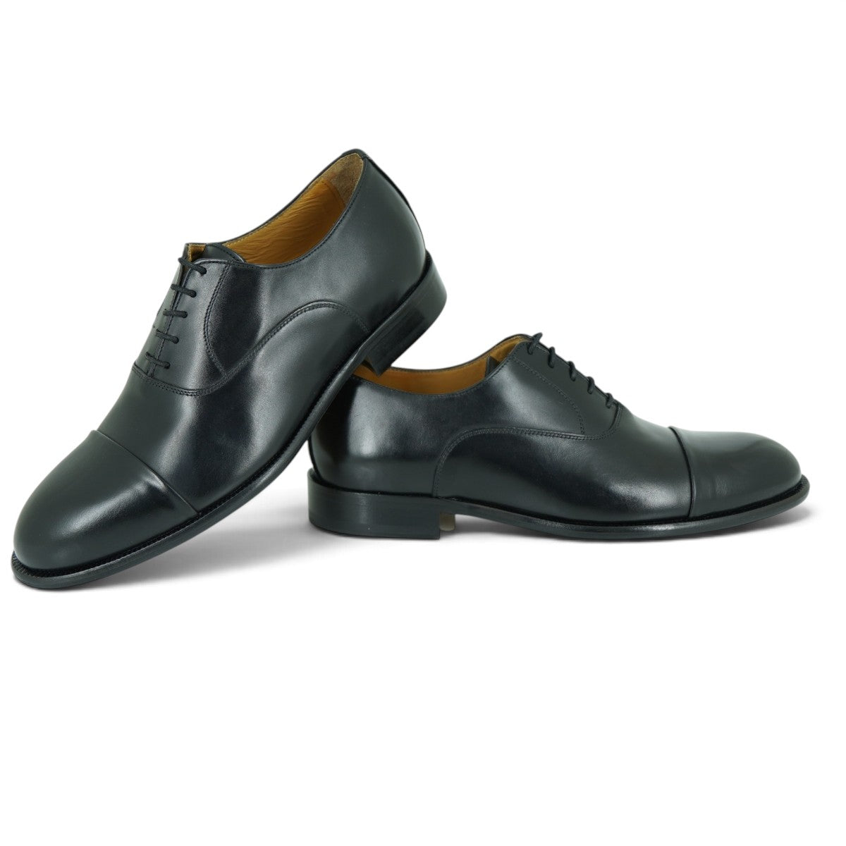 Martire Cap-toe Oxford in High-gloss Black