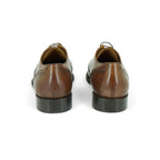 Martire Full Brogue Wingtip Derby in Warm Cognac