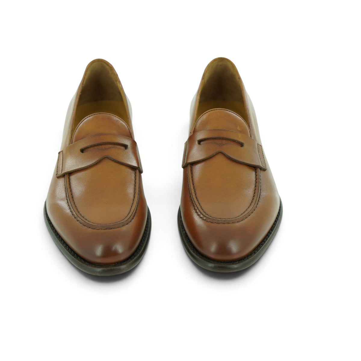 Martire Penny Loafer in Warm Cognac