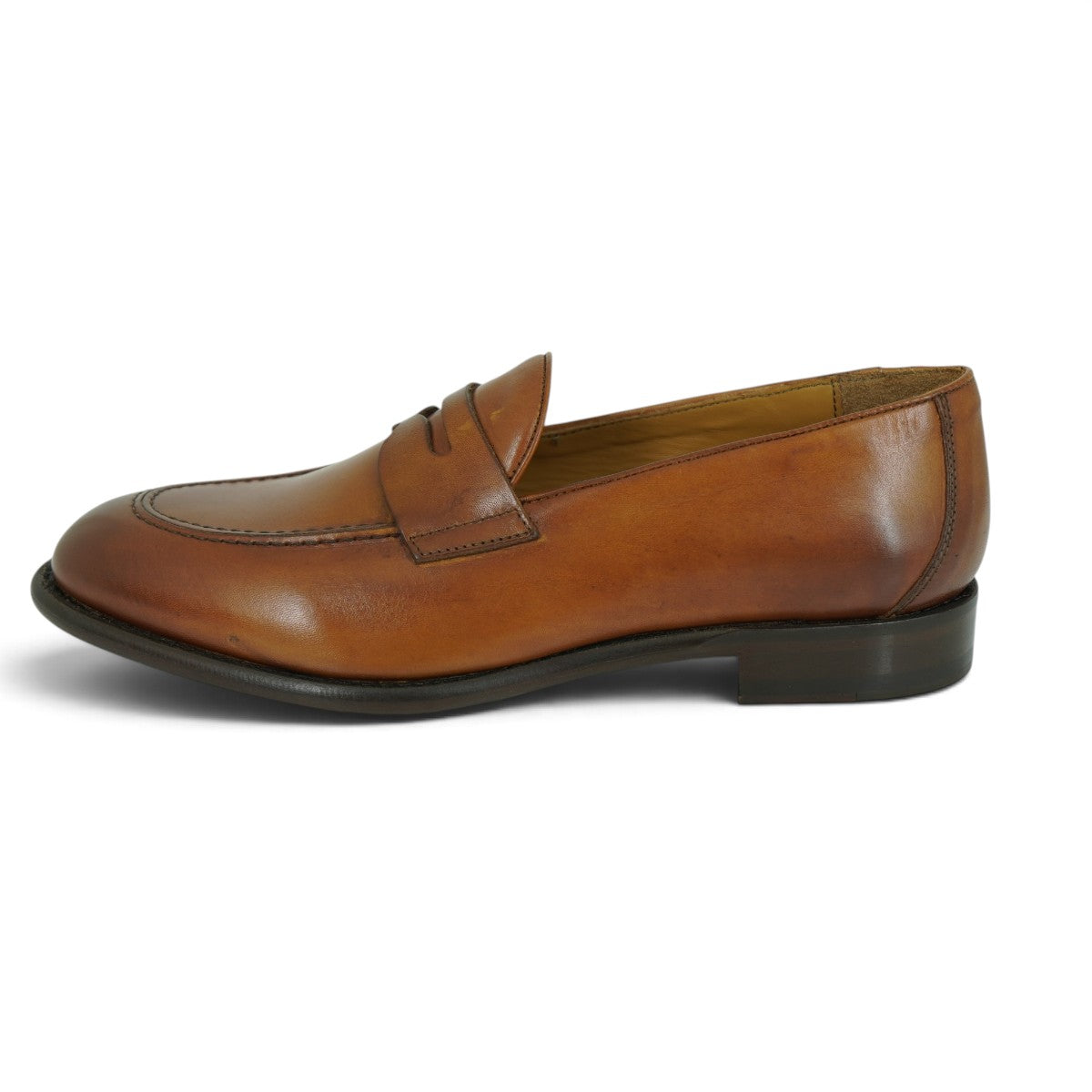 Martire Penny Loafer in Warm Cognac