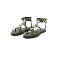 Wonders Gladiator Sandal in Dark Chocolate