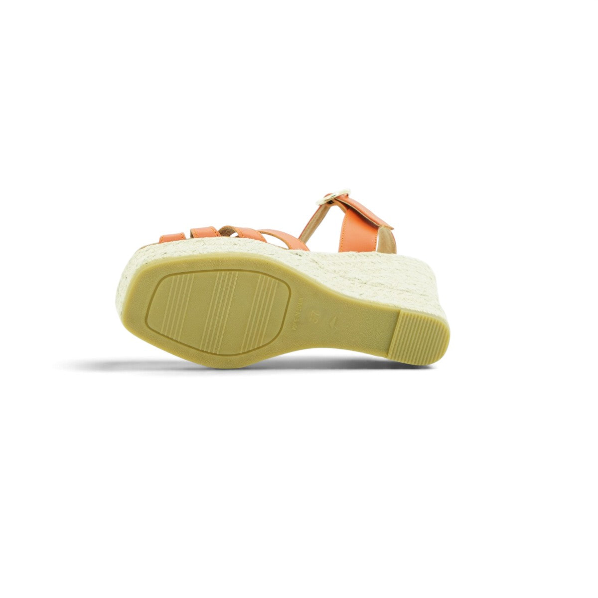 Wonders Espadrille Wedge Sandal in Vibrant Terracotta