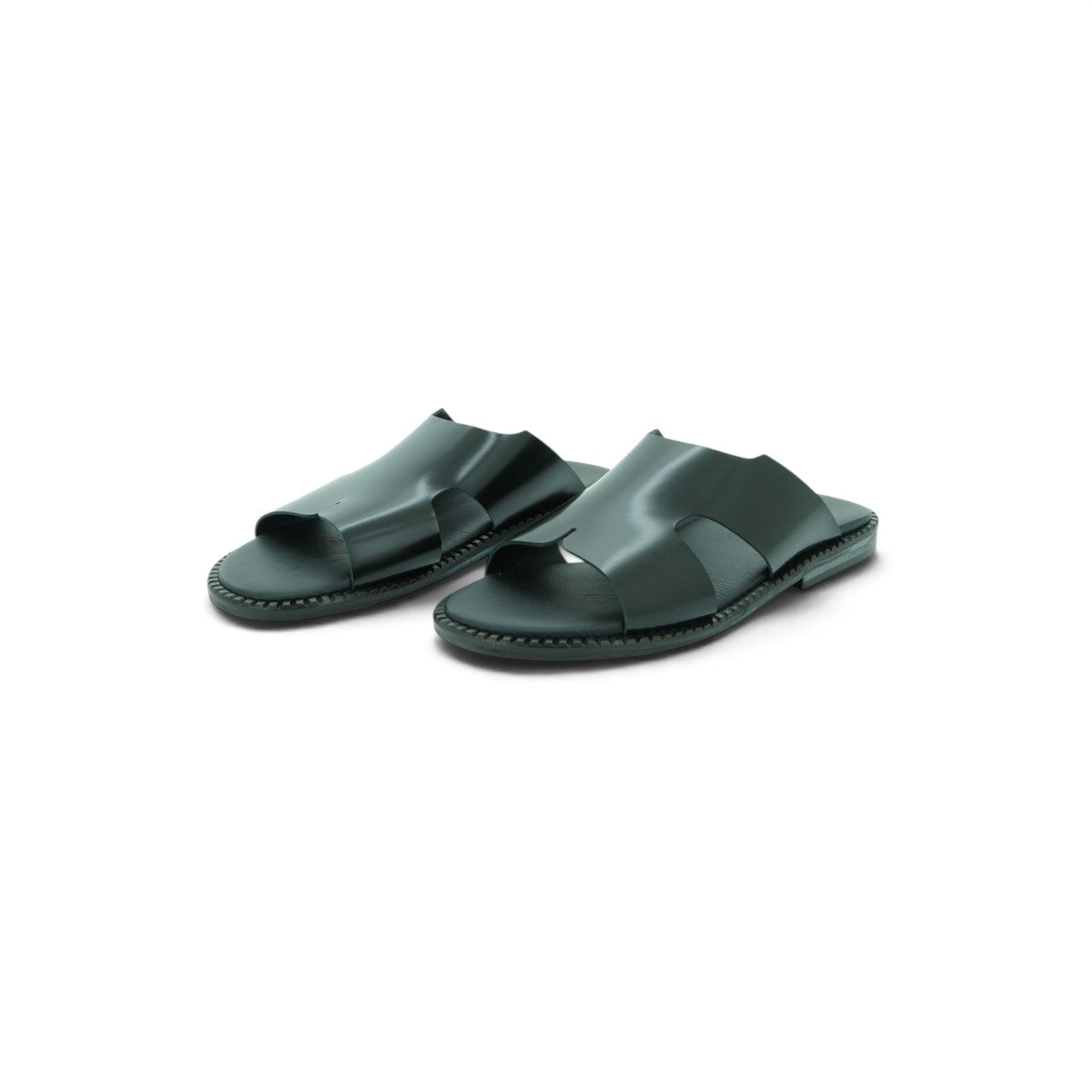 Zeus H-strap Slide in Glossy Black