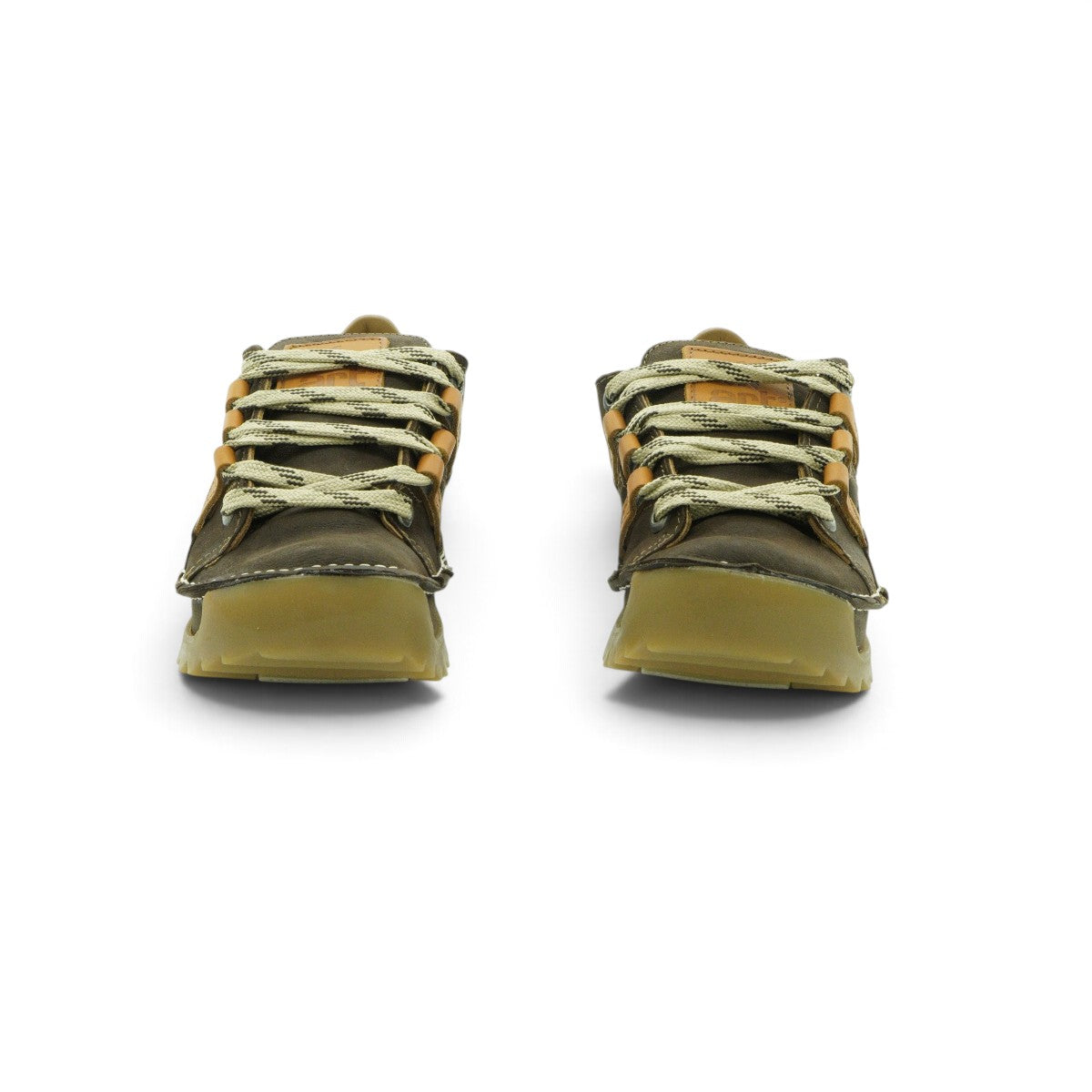 Art Lace-up Combat Boot in Distressed Dark Olive