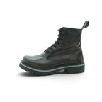 Art Lace-up Combat Boot in Distressed Dark Olive