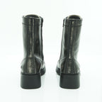 Art Mid-calf Biker Boot in Antique Distressed Black