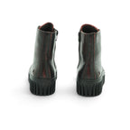 Art Lace-up Ankle Boot in Antique Distressed Burgundy