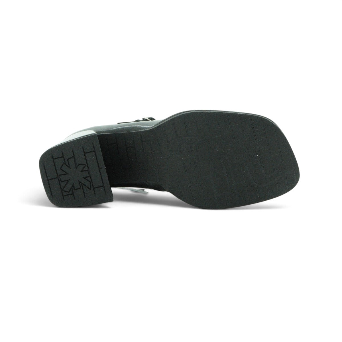 Art Studded Mary Jane Flat in Glossy