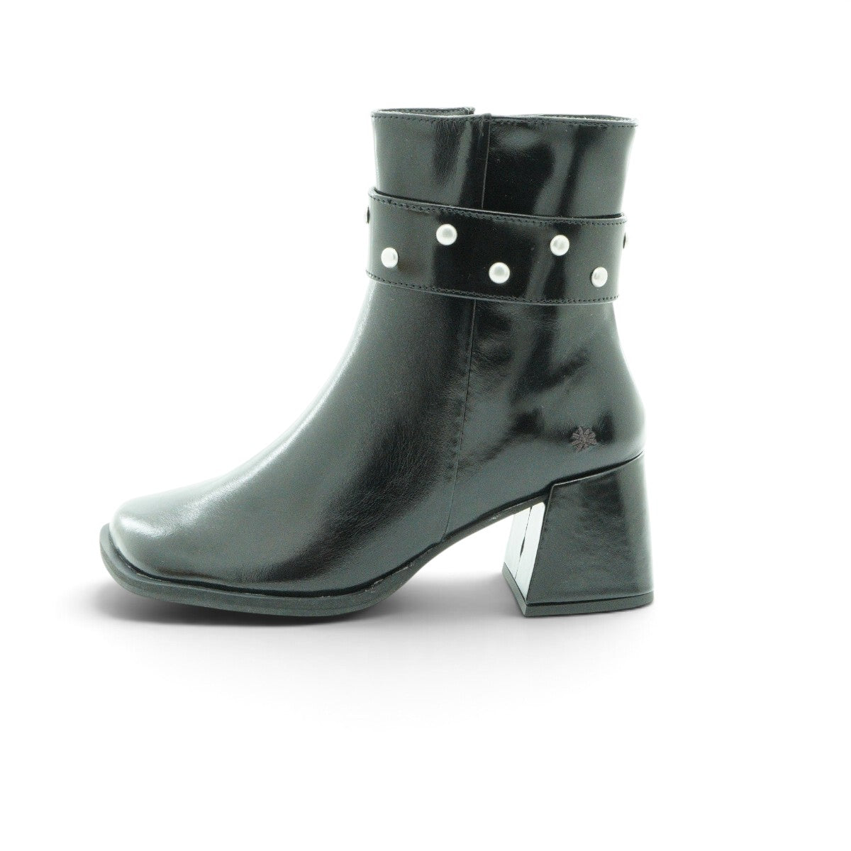 Art Ankle Boot in Glossy Black