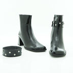 Art Ankle Boot in Glossy Black