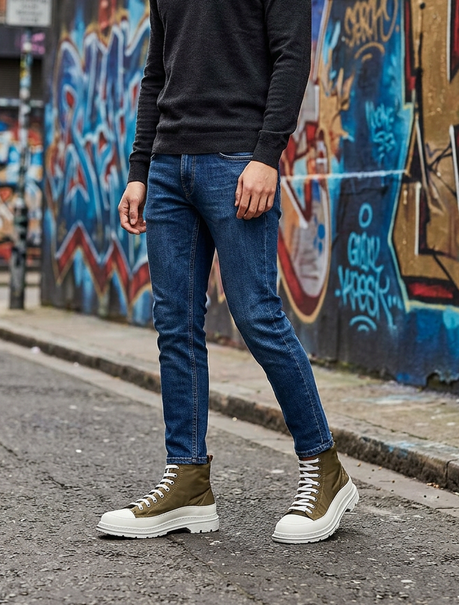 Art High-top Platform Sneaker
