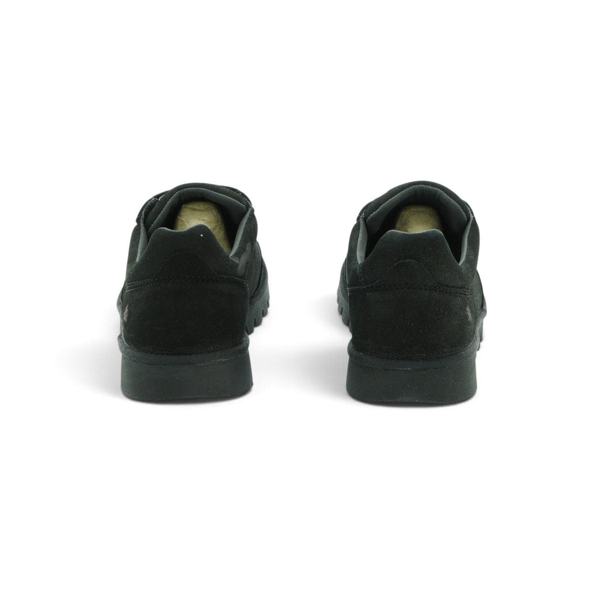 Art Low-top Lace-up Sneaker in All-black Distressed