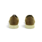 Art Brogue-detail Low-top Sneaker in Distressed Tan