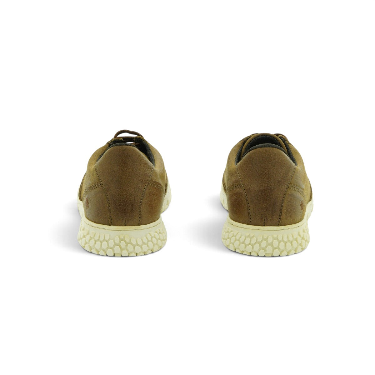 Art Brogue-detail Low-top Sneaker in Distressed Tan