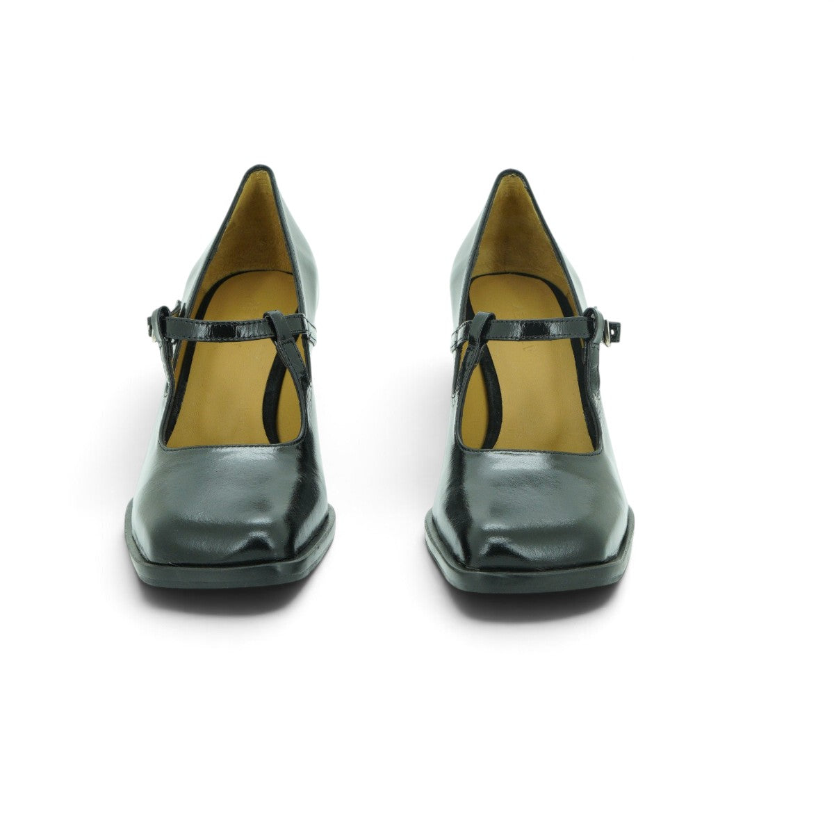 Audley Mary Jane Wedge in High-shine Burgundy