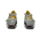 Audley Flat Mary Jane in Antique-textured Burgundy
