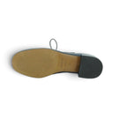 Audley Lace-up Oxford Low Heel in Smooth Navy