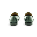 Audley Penny Loafer in Rich Forest Green Polished
