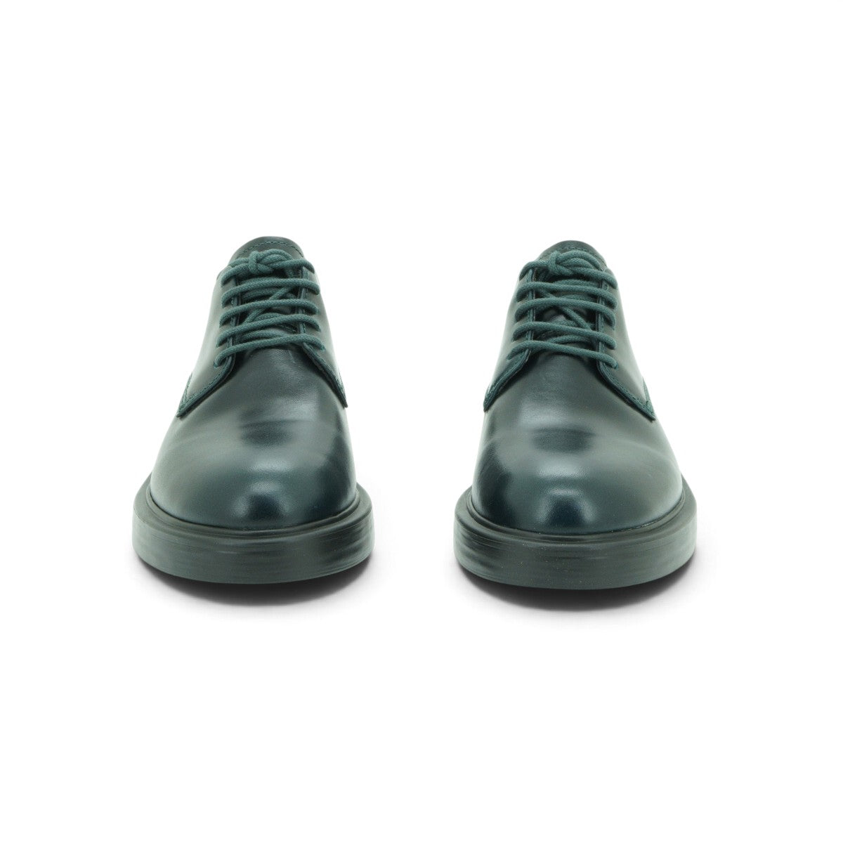 Camper Lace-up Derby Shoe in Deep Teal