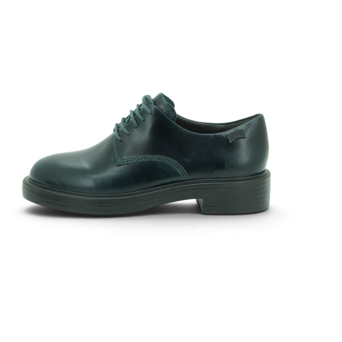 Camper Lace-up Derby Shoe in Deep Teal