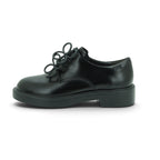 Camper Lace-up Derby Shoe in Smooth Black Polished