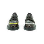 Camper Penny Loafer in Rich Dark Brown Polished