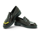 Camper Penny Loafer in Rich Dark Brown Polished