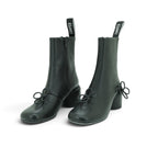 Camper Mid-calf Ankle Boot in Smooth Black