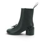Camper Mid-calf Ankle Boot in Smooth Black
