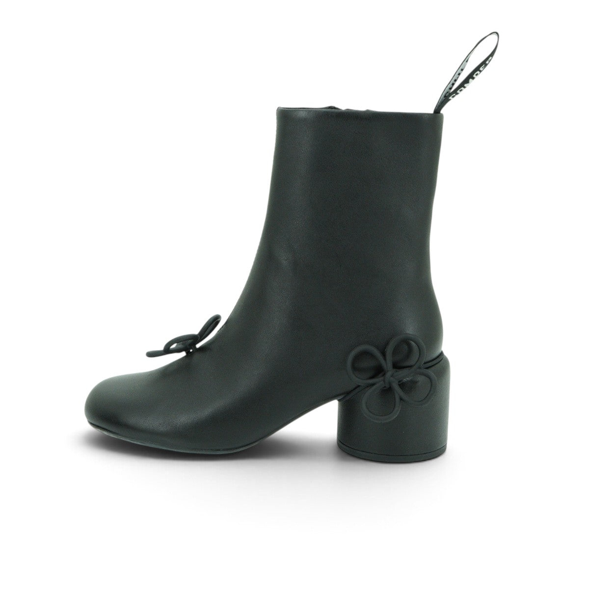 Camper Mid-calf Ankle Boot in Smooth Black