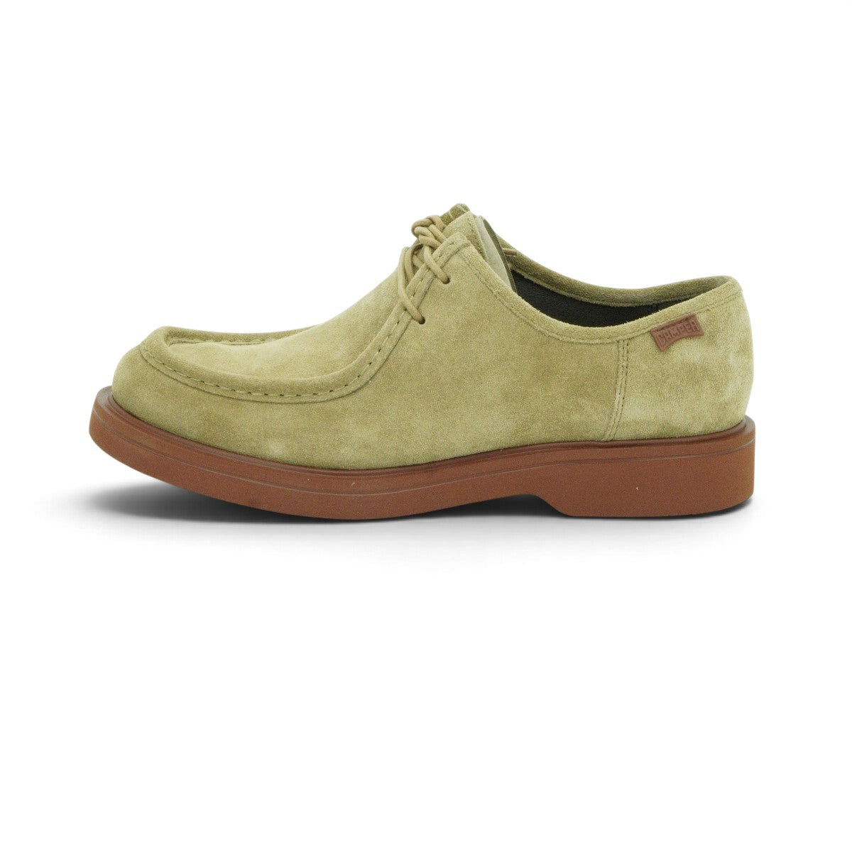 Camper Moccasin-toe Lace-up Shoe in Soft Sandy