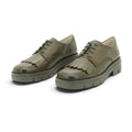 Hispanitas Lace-up Oxford in Rich Dark Brown Tumbled