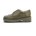 Hispanitas Lace-up Oxford in Rich Dark Brown Tumbled