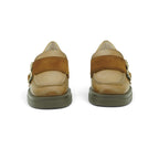 Hispanitas Double Monk Strap Loafer in Warm Camel