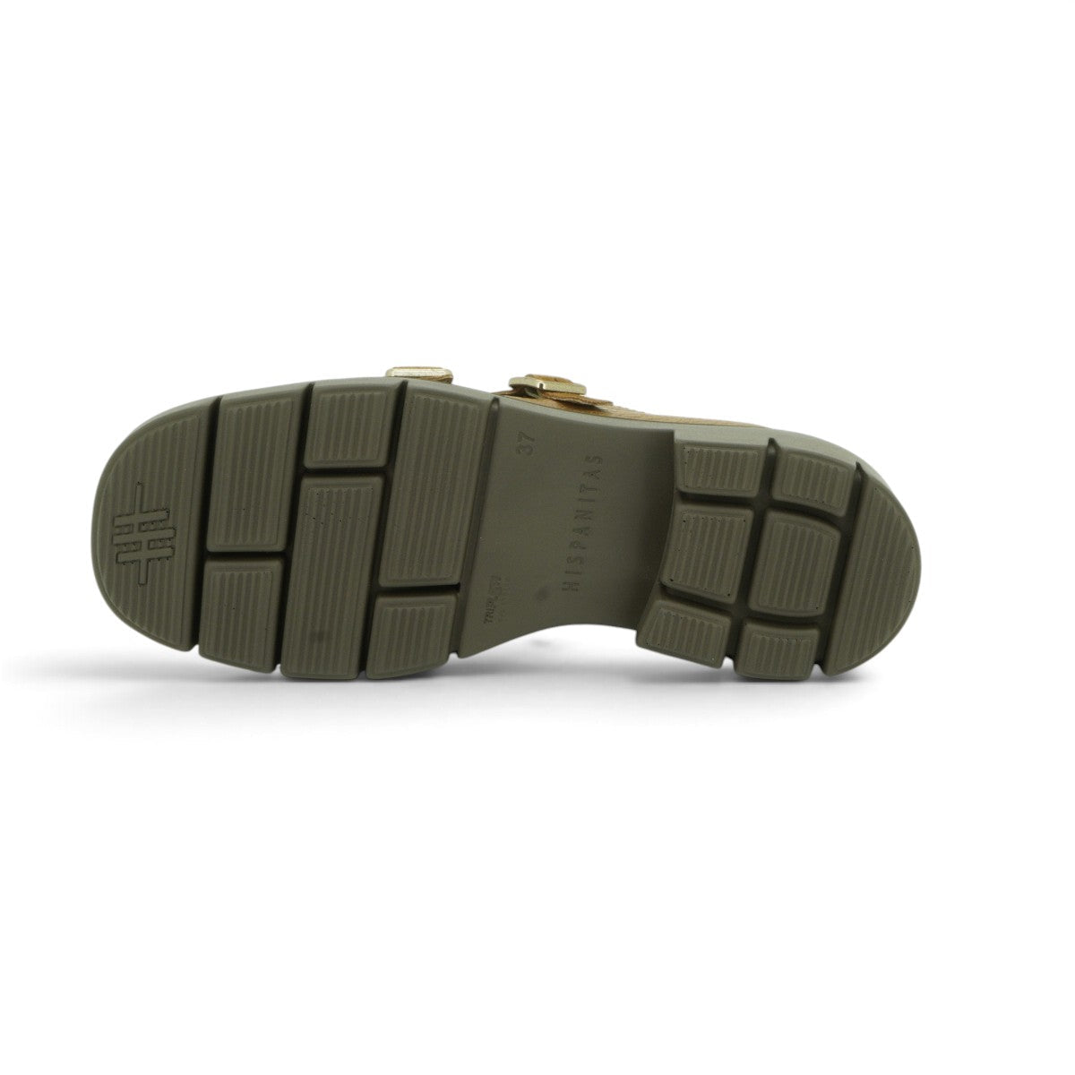 Hispanitas Double Monk Strap Loafer in Warm Camel