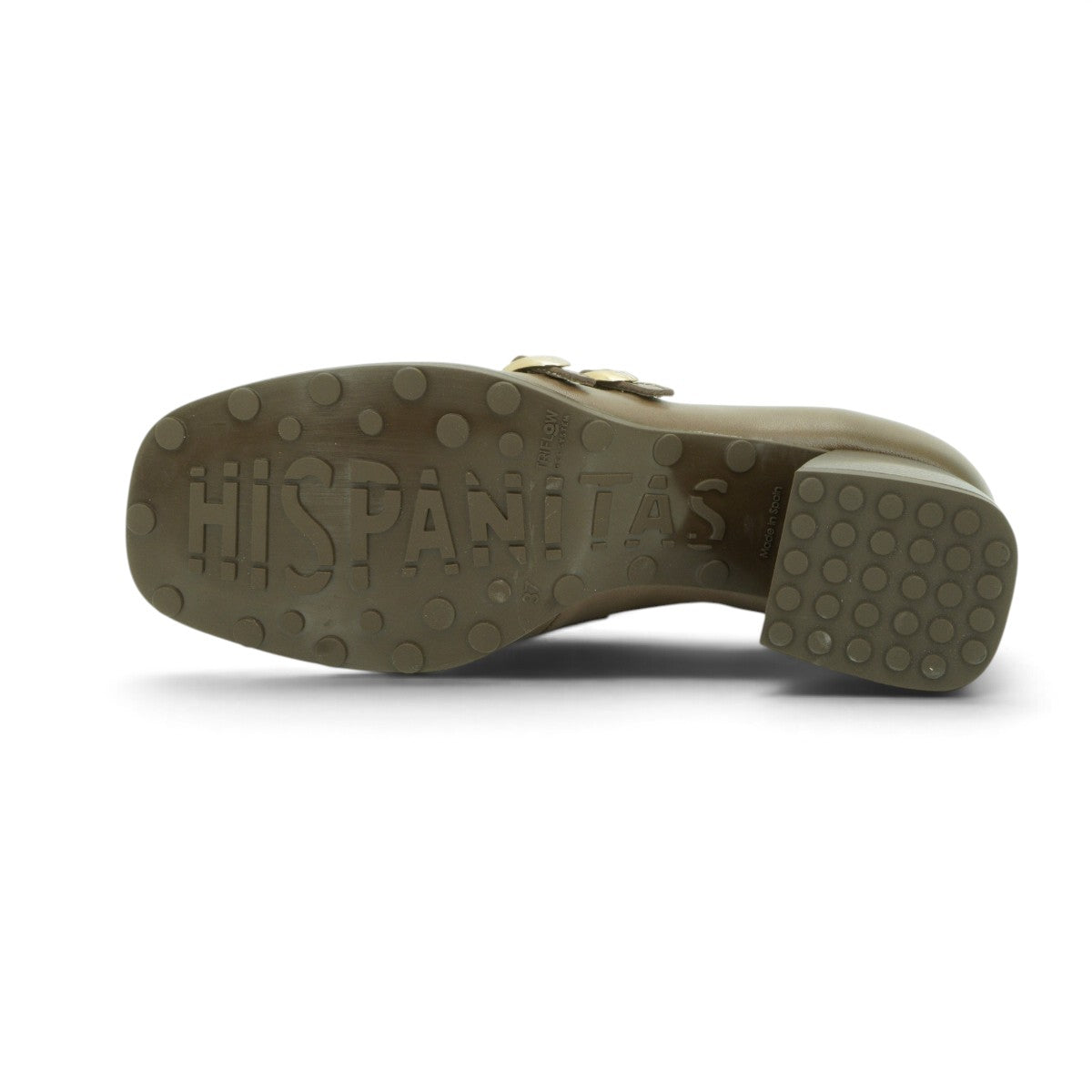 Hispanitas Kiltie Double Monk Strap Loafer in Warm Brown