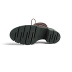 Hispanitas Lace-up Combat Ankle Boot in Rich Burgundy