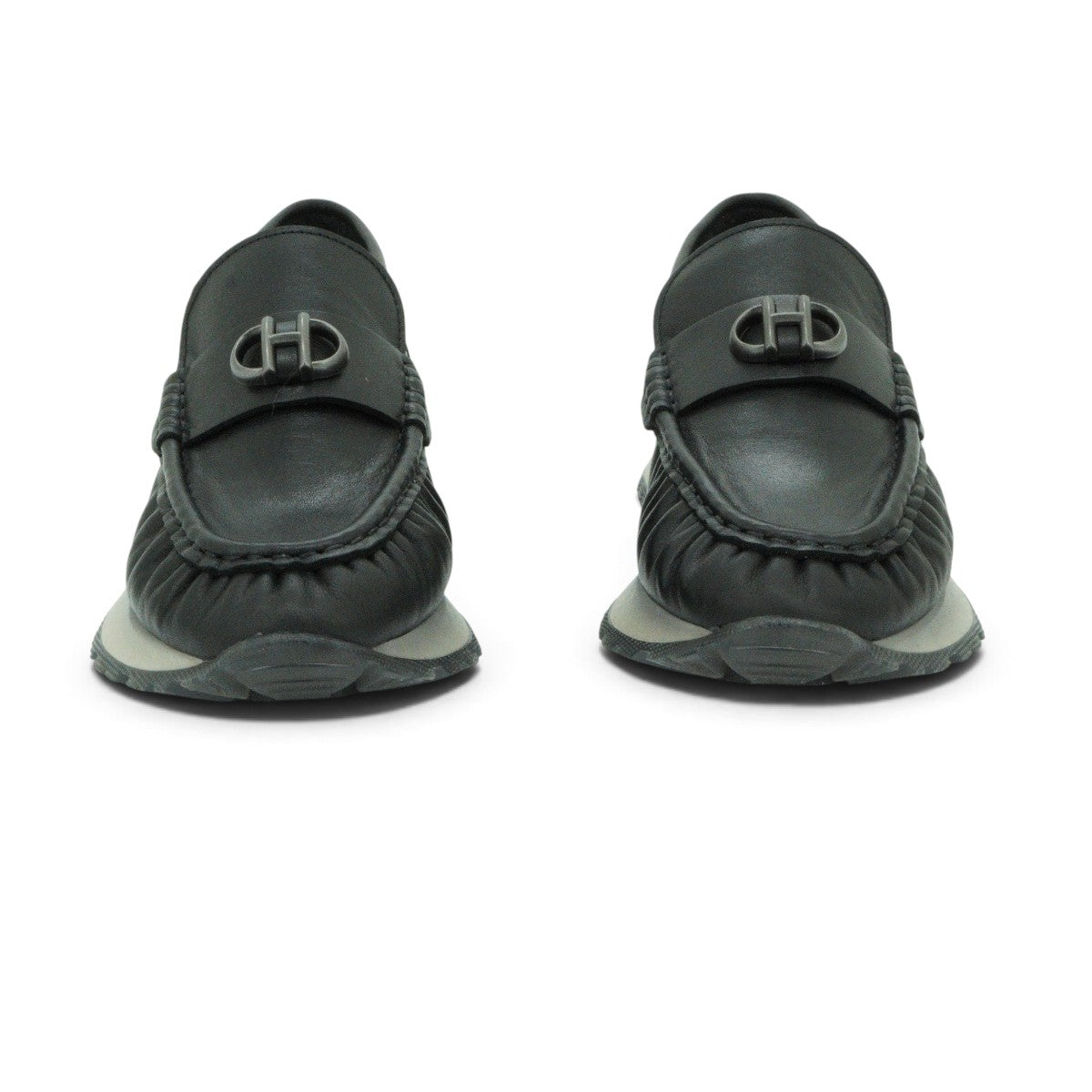 Hispanitas Moccasin Loafer in Soft Charcoal