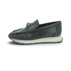 Hispanitas Moccasin Loafer in Soft Charcoal