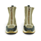 Hispanitas Front-zip Ankle Boot in Soft Light Brown