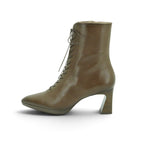 Hispanitas Lace-up Mid-calf Boot in Smooth Taupe